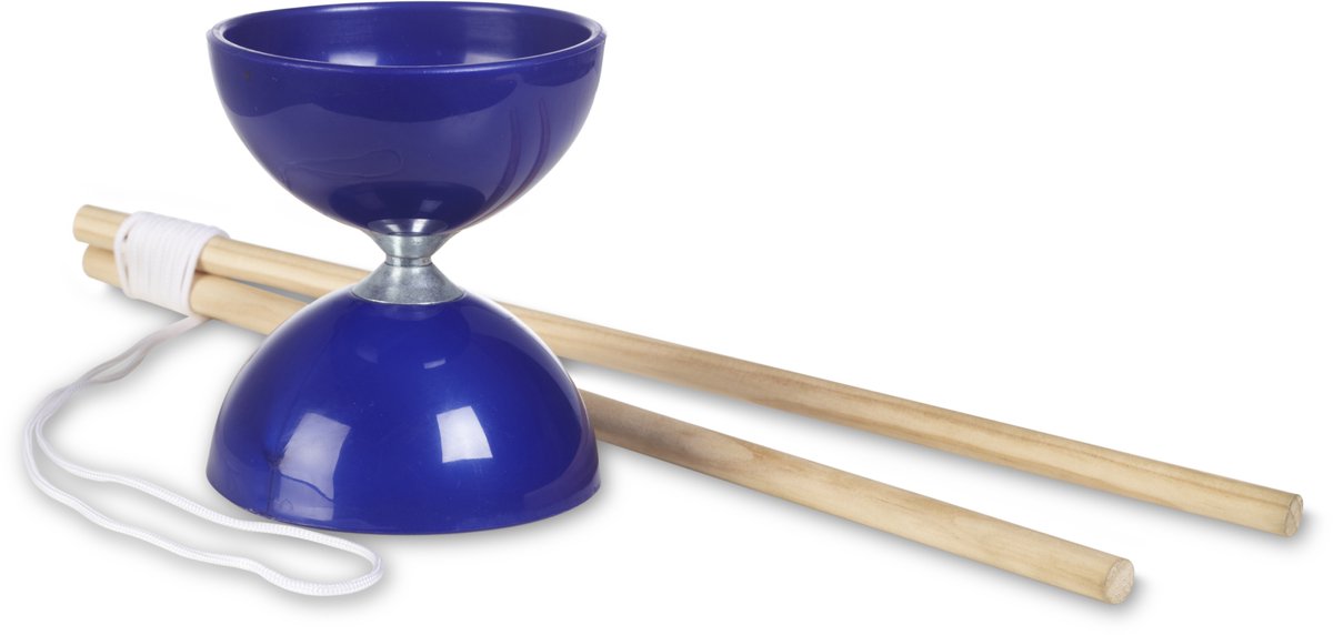 Bs Toys Diabolo Gummi – Spielzeug – Outdoor-Spielzeug für Kinder – mit Holzstäben – für Jungen und Mädchen – ab 6 Jahren – blau – Zirkusspielzeug – Outdoor-Spielzeug – Outdoor-Spiele – Outdoor-Spiele – Gartenspielzeug – Geschenk für Kinder