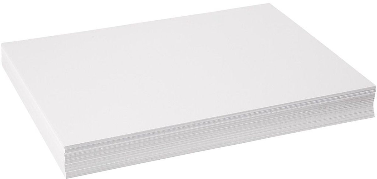 Creativ Company Zeichenpapier, A3, Blatt 297x420 mm, 160 gr, weiß, 250 Blatt 1 Karton