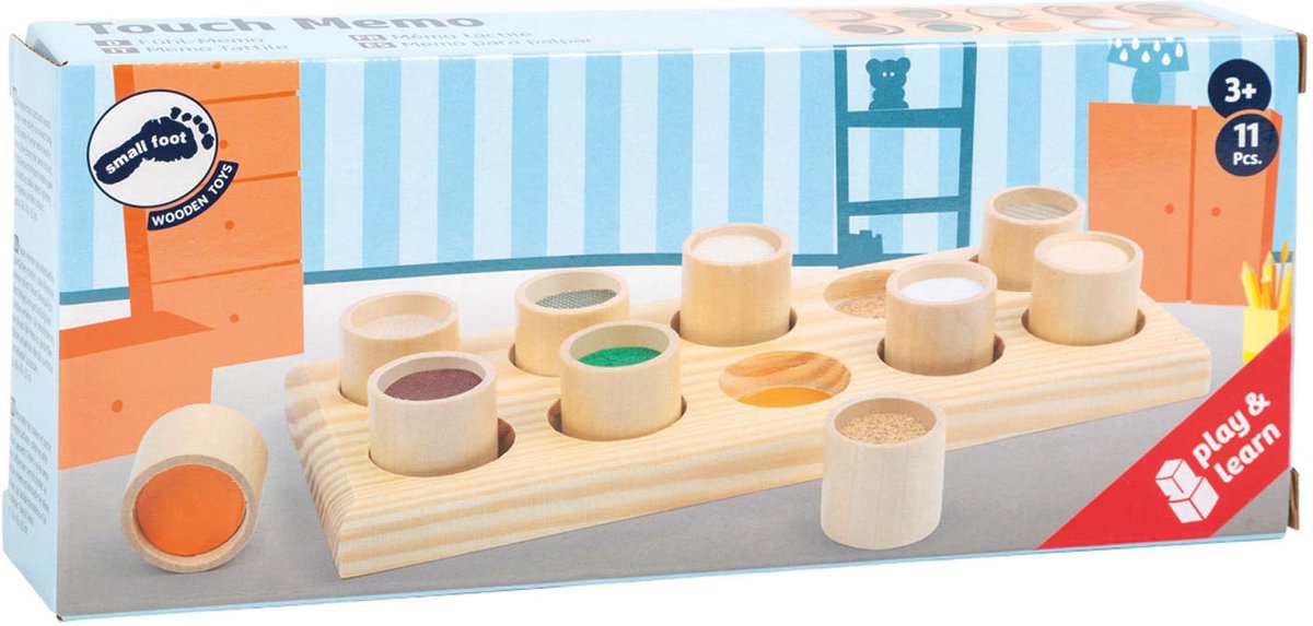 Small Foot - Tastspiel-Memo aus Holz