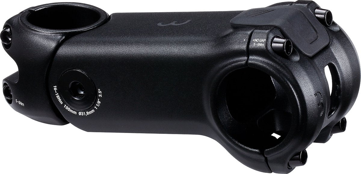 Bbb cycling actionstem - verende stuurpen racefiets, gravelbike e-bike - 31.8mm - verstelbaar 0° tot +3,5° - hoge schokabsorptie - verschillende rijposities - lengte: 90mm - bhs-52