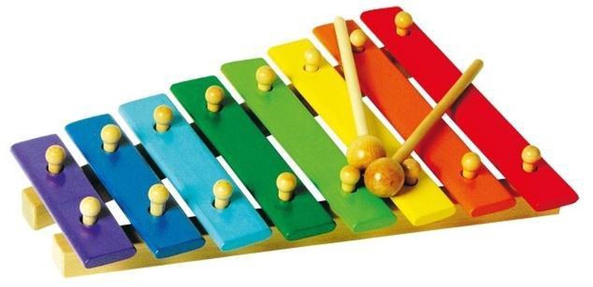 Kleiner Fuß - Houten xylofoon kleurrijk