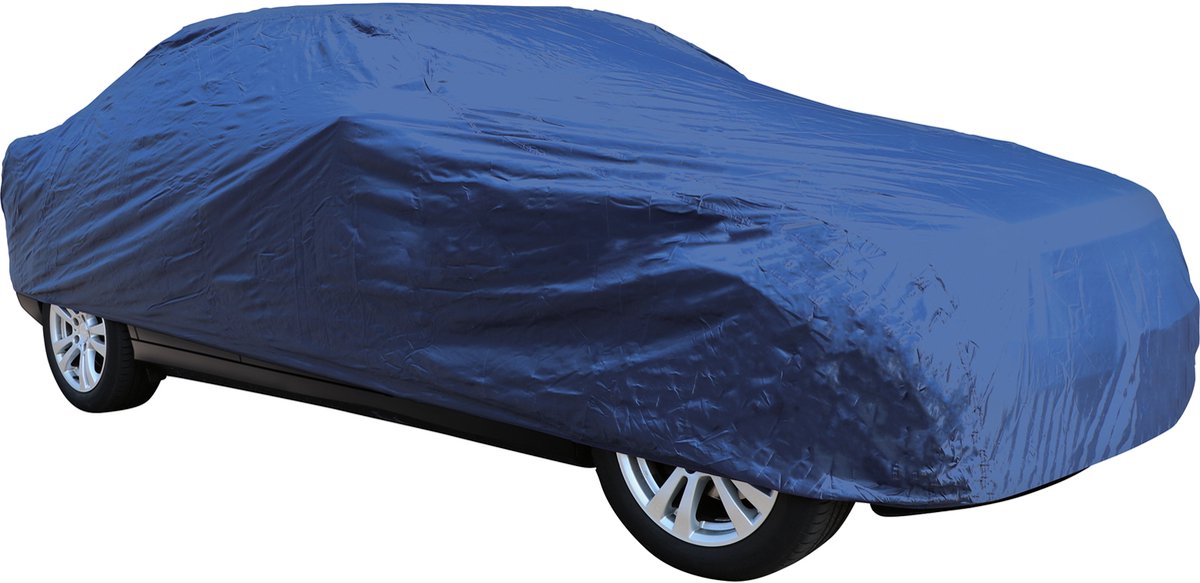 Carpoint-Autoabdeckung – Polyester – hervorragender Schutz – gegen (extreme) Wetterbedingungen – Schutz vor UV-Strahlung, Regen, Schnee, Sandstaub – Größe extra extra groß – Maße 524 x 191 x 122 cm