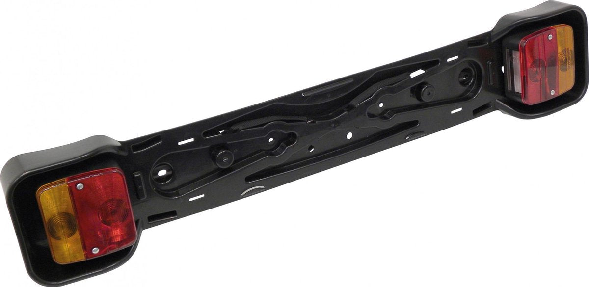 Beleuchtungsstange für Fahrradträger 85 x 15 cm schwarz