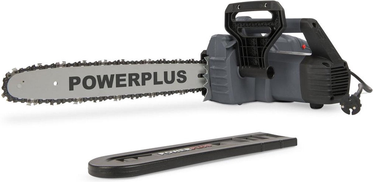 Powerplus Elektro-Kettensäge poweg10110 – 2200 W elektrische Astsäge, 40 cm Sägeblatt, automatische Kettenschmierung, Gartengeräte
