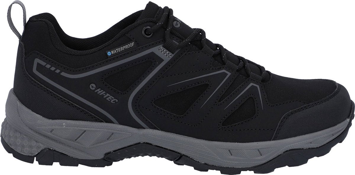 Hi-Tec Saunter Softshell wasserabweisende schwarze Wanderstiefel in Größe 41 für Herren