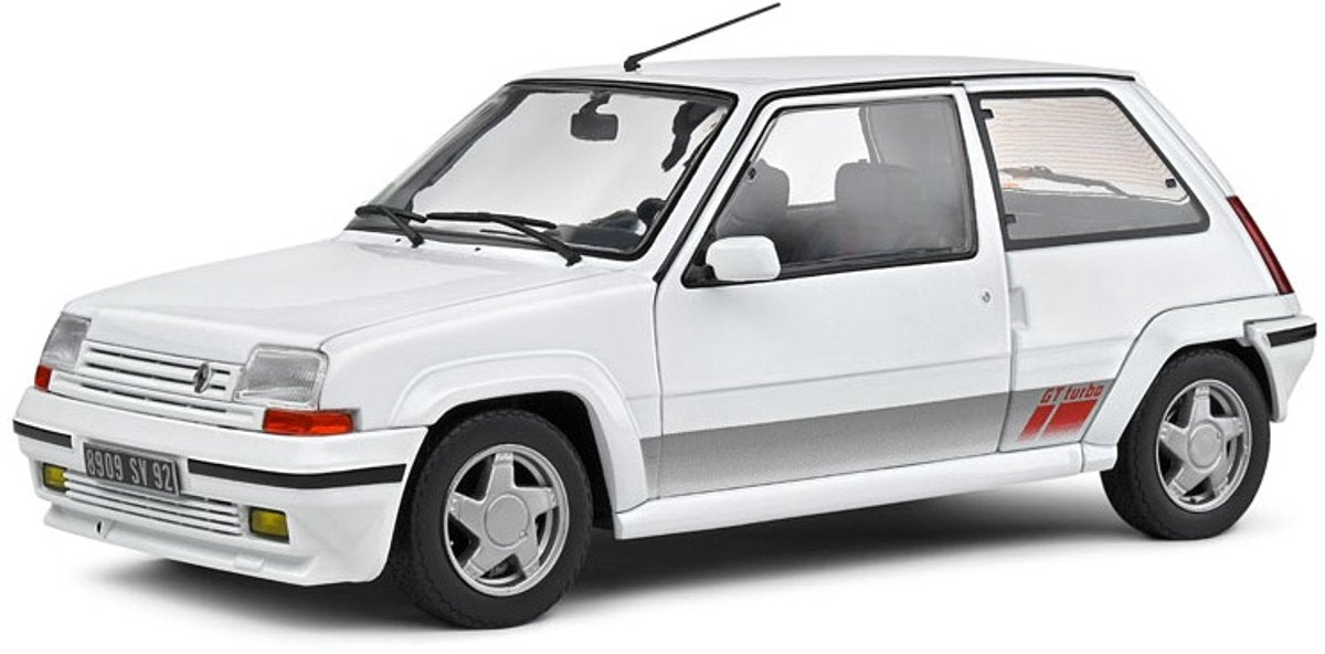Solido Renault 5 GT Turbo 'MK2' Modellauto 1:18 1989 S1810002 Maßstabsmodell weiß