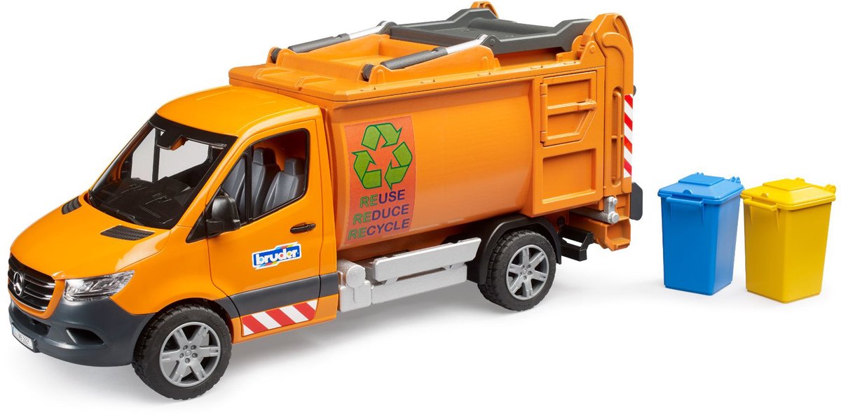 Bruder Mercedes Benz Sprinter Kommunalmüllentsorgung Fertigmodell Nutzfahrzeug (Modell)