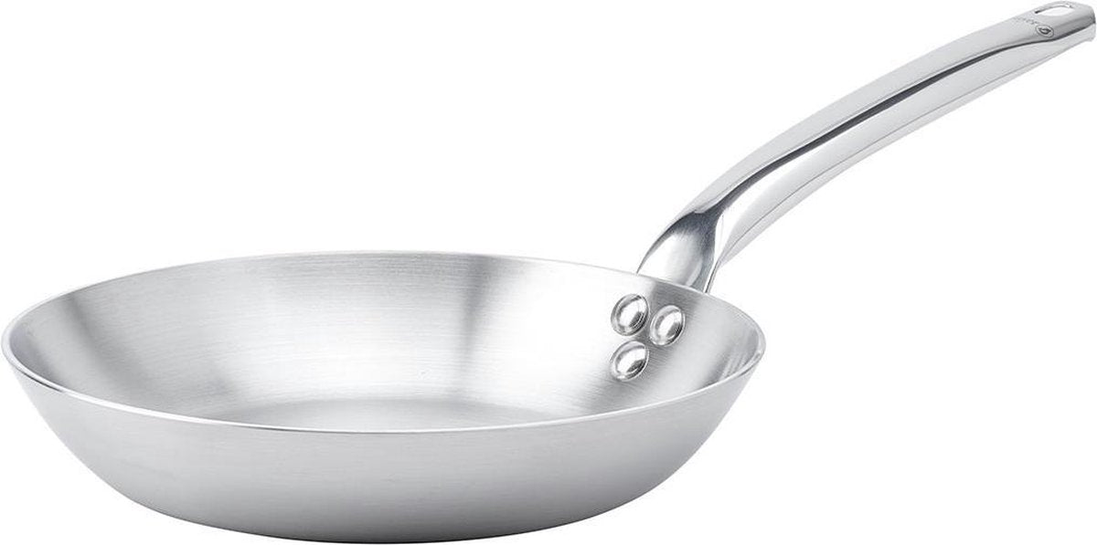 Debuyer de Buyer Alchimy Bratpfanne Ø 20 cm – Bratpfanne aus Edelstahl – 3-Schicht-Multilayer – geeignet für Induktion – ofenfest – hergestellt in Frankreich