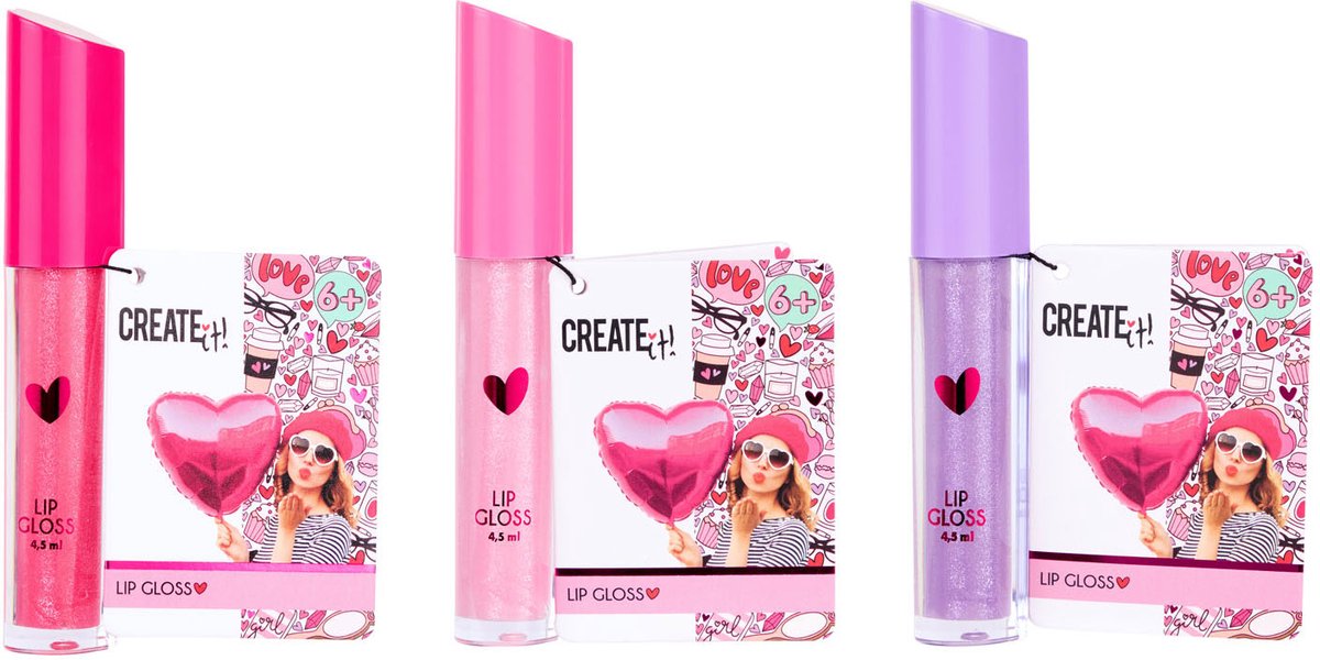Erstelle es! Herz-Lipgloss