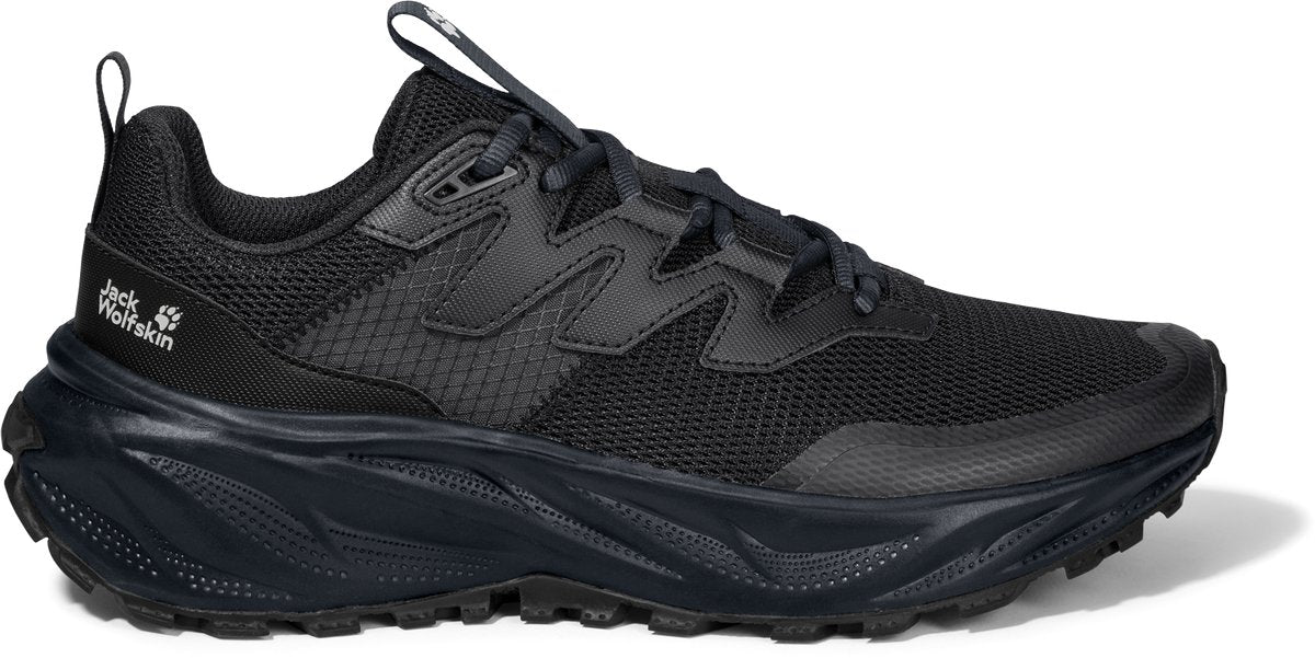 Jack wolfskin trail low wandelschoenen zwart eu 39 vrouw