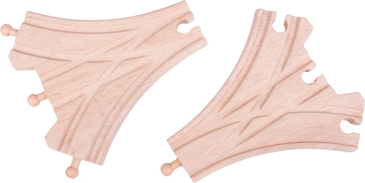 Bigjigs Holzschienen - 3 -way -Split, 2st.