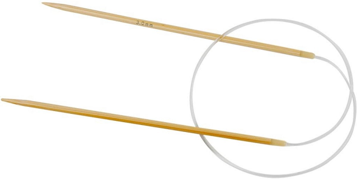 Creativ Company Rundstricknadeln, L: 60 cm, Stärke 3 mm, 1 Stück