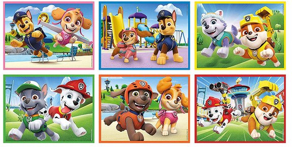 Clementoni – 12 Blöcke Puzzle – Paw Patrol – 6 Bilder – ab 3 Jahren