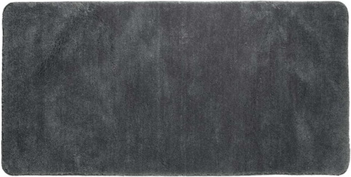 Robbenfell Angora – Badematte 70 x 140 cm – Polyester – dunkelgrau
