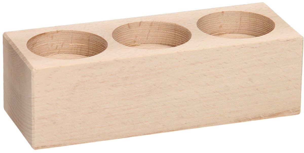 Tee -Lichthalter Rechteck Buche Holz