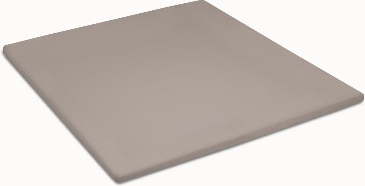 Cinderella - topper hoeslaken (tot 12 cm) - jersey - 180x200 210 cm - taupe