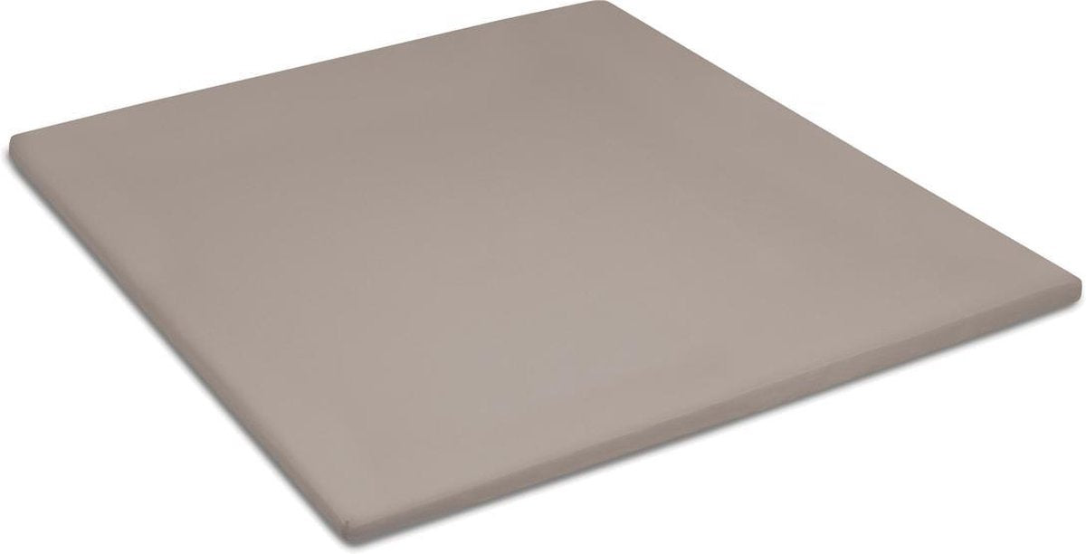 Cinderella weekend - topper hoeslaken (tot 15 cm) - katoen - 160x210 cm - taupe
