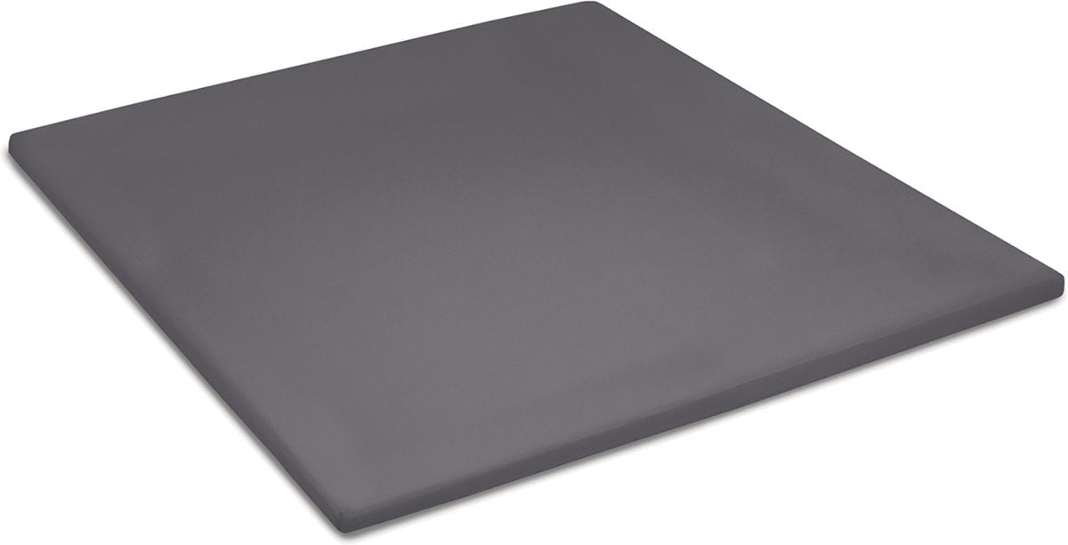 Cinderella - topper hoeslaken (tot 15 cm) - double jersey - 180x200 210 cm - anthracite