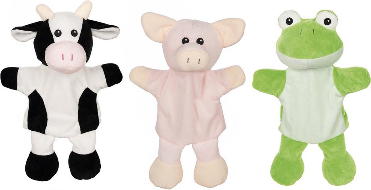 Goki Handpuppe Frosch, 21cm