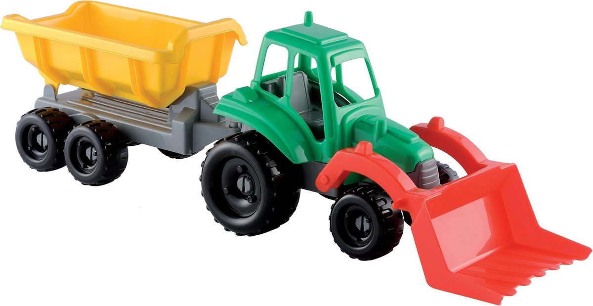Ecoiffier-Traktor mit Anhänger