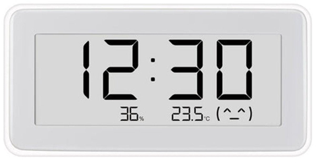 Xiaomi Temperatur- und Luftfeuchtigkeitsüberwachungsuhr | Thermometer-Hygrometer | eink | Uhr | App | magnetisch