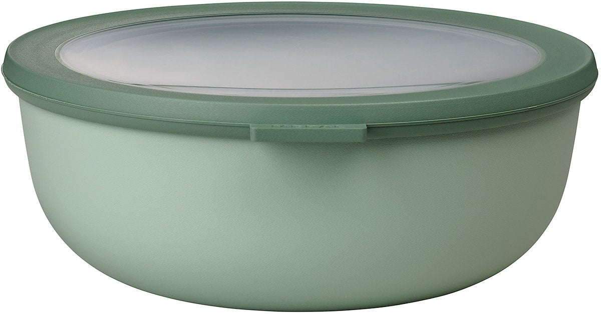 Mepal Multischüssel Cirqula rund 2250 ml – nordischer Salbei | 3 Stück