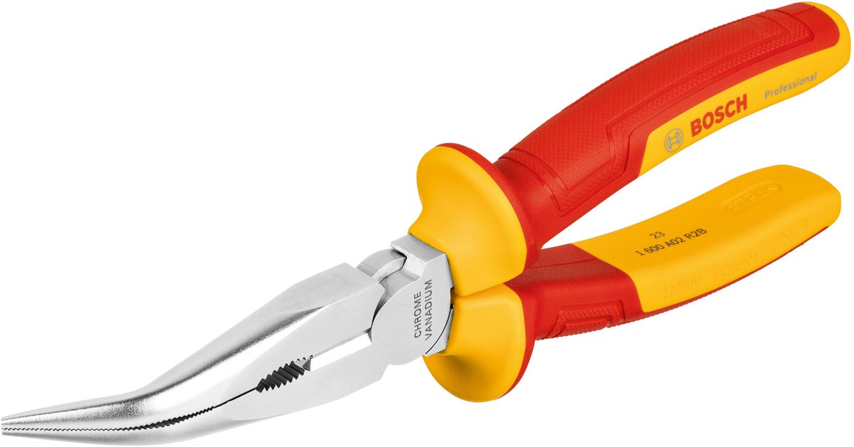 Bosch Professional VDE Spitzzange gebogen 40° - 200 mm