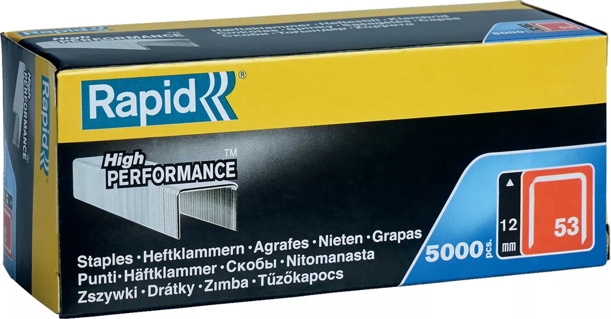 Rapid - Heftklammern Typ 53 - 12 mm 5000 Stück 11859610