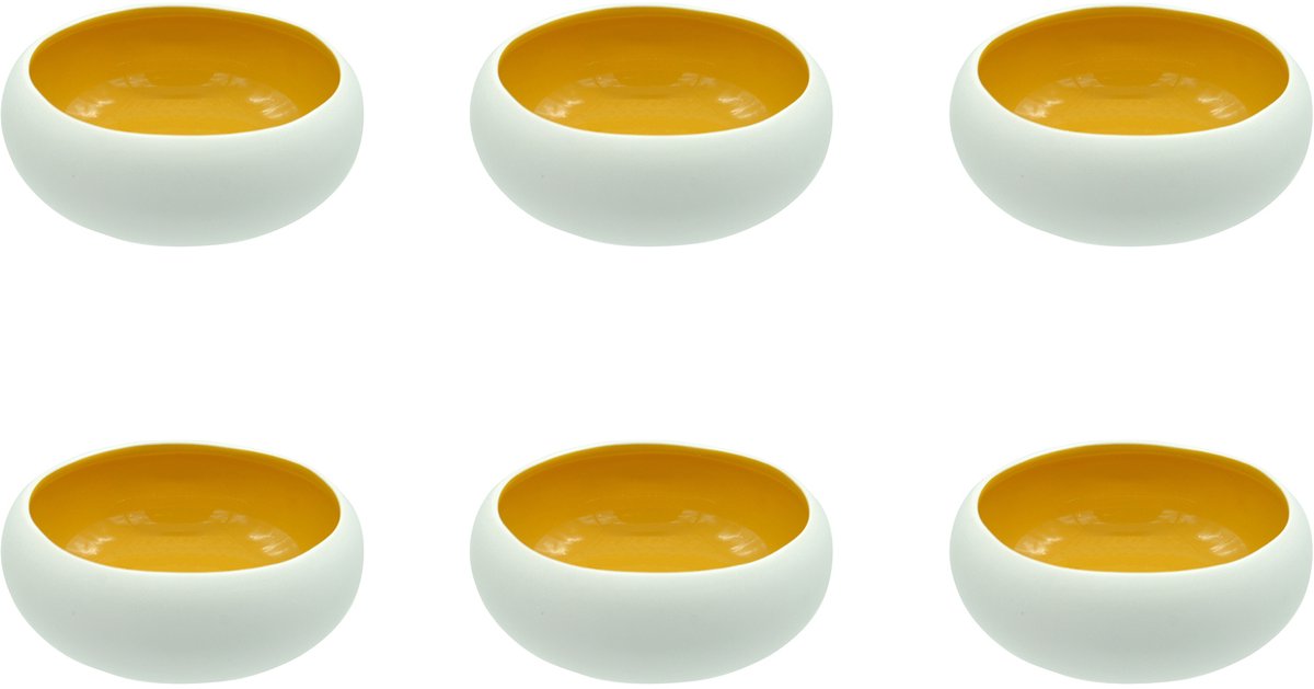 Medard de Noblat – Oslo Sonne – kleine Schüssel 12 cm – 6 Stück – Steingut