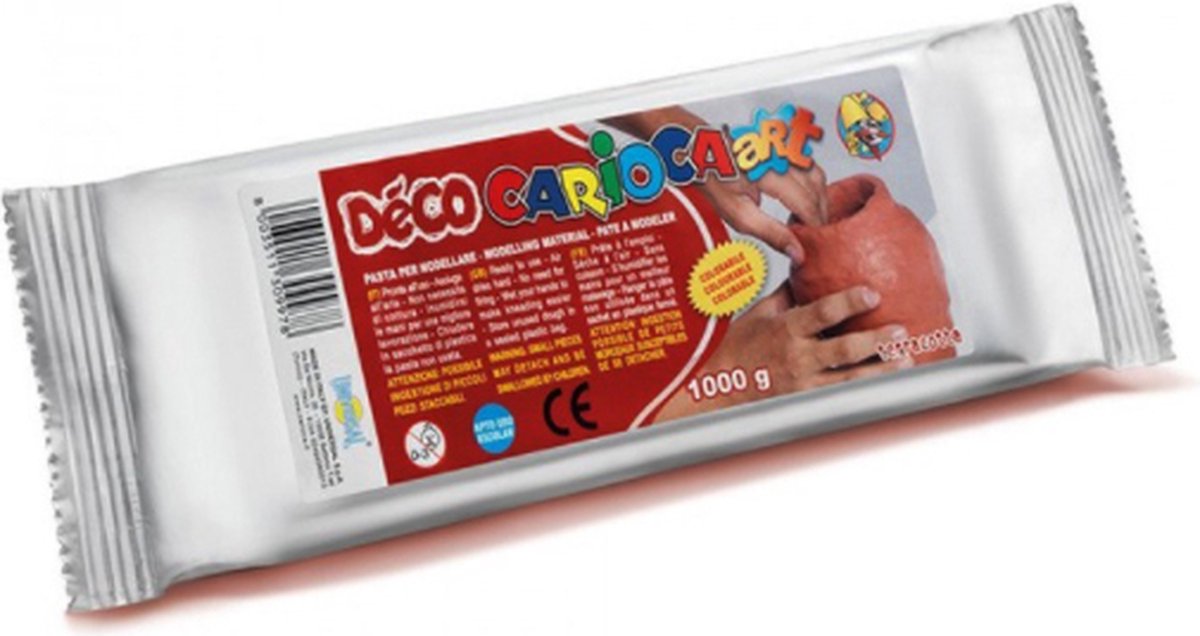 Carioca 30996 21 Material zum Töpfern und Modellieren Modelliermasse 500 g Terrakotta 24 Stück(e)