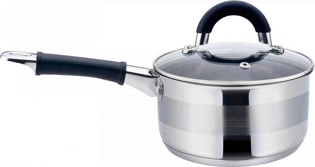 Kinghoff 1256 – Kochtopf mit Deckel – ø18 cm – Edelstahl – 2,1 Liter