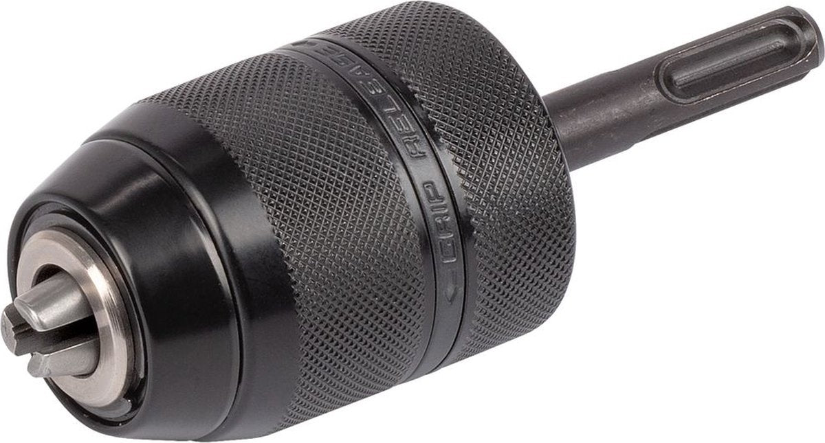 Kreator KRT014005 Schnellspann-Bohrfutter – SDS-Plus-Adapter – schlüssellose Spannkraftsicherung (Lock-System)