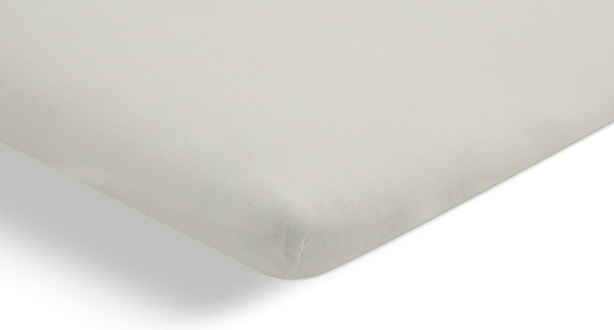 Cinderella single-split topper jersey 180 x 200 210cm (04) ivory (tot 15cm)