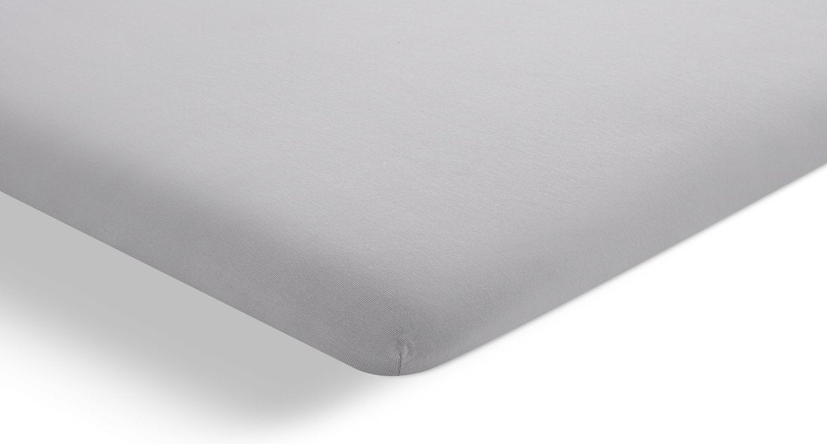 Cinderella - topper hoeslaken (tot 12 cm) - jersey - 140x200 210 cm - lichtgrijs