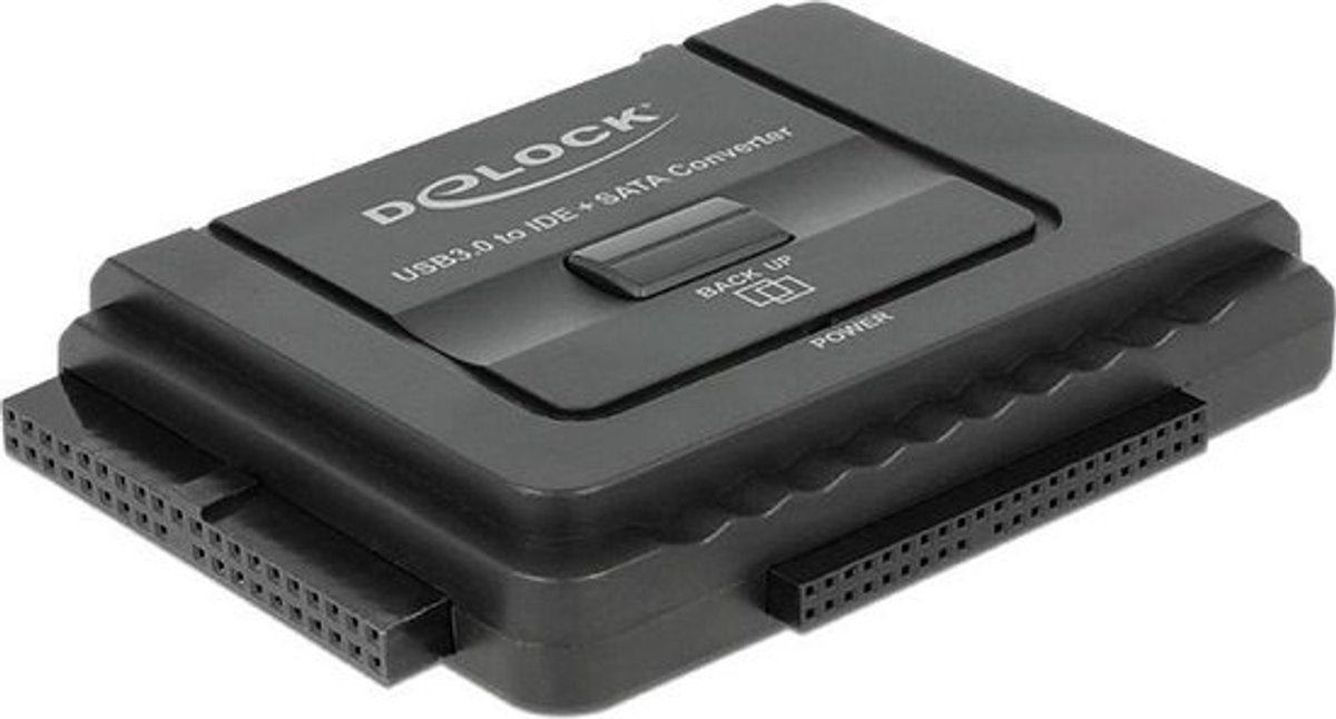 Delock Konverter USB 3.0 > SATA 6 GB S Ide 40 Pin Ide 44 Pin (Schwarz, 61486)