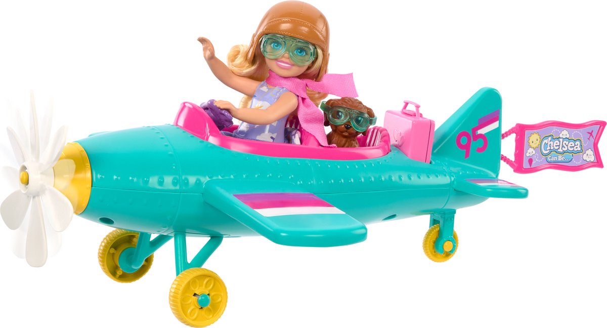 Mattel Play -Set mit Pop und Flugzeug