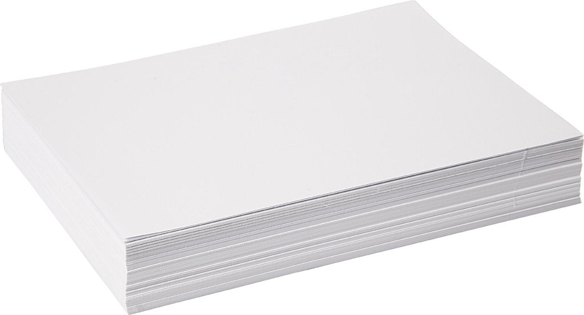 Kreatives Zeichenpapier A4 30 x 21 cm 160 Gramm weiß