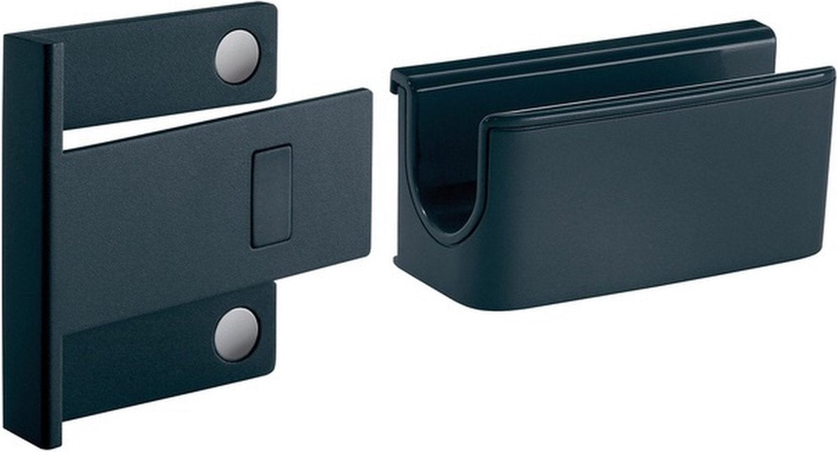 Sigel Markerhalter – für Glas-Magnettafel von 3 bis 5 mm – 75 x 37 x 35 mm – Anthrazit – Si-GL800