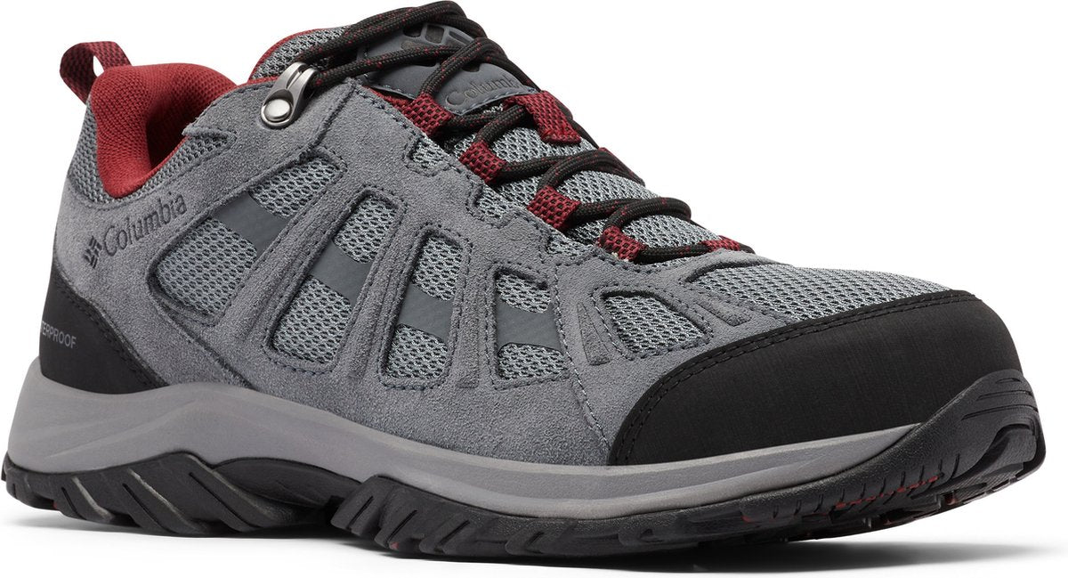 Columbia Redmond III wasserdichte Herren-Wanderstiefel – Ti Grey Steel, Schwarz