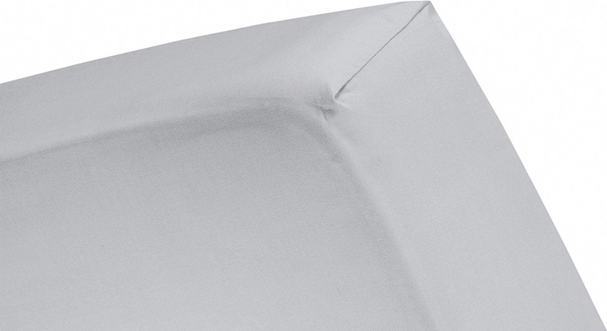 Cinderella hoeslaken - geschikt voor boxspring - jersey - 80 90x200 cm - tot 25 cm - lichtgrijs