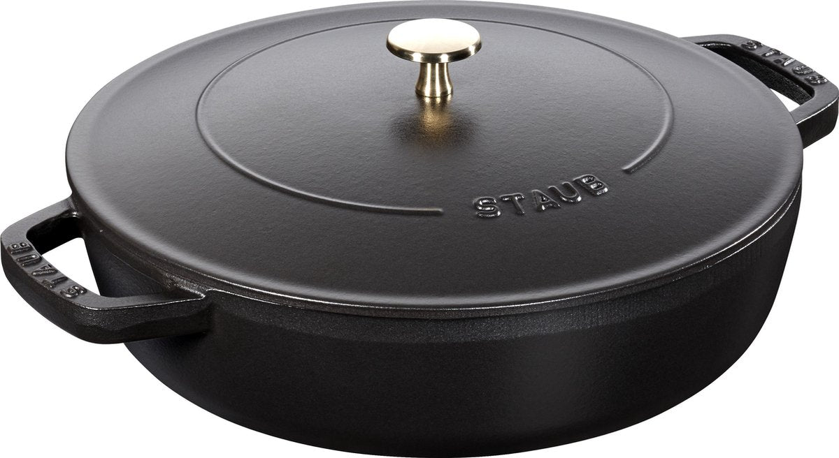 Staub Bratpfanne Chistera - Schwarz - ø 28 cm 3,7 Liter