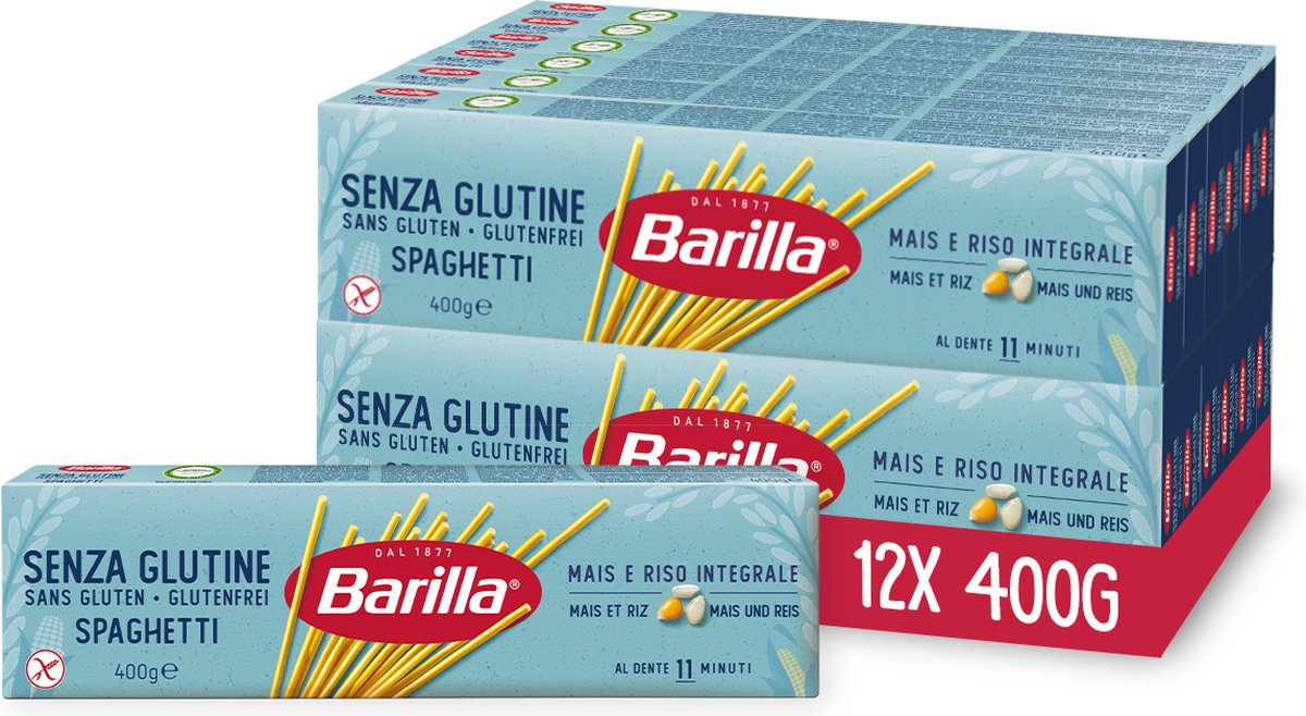 Barilla Spaghetti - glutenfrei - Nudeln - 12 x 400g