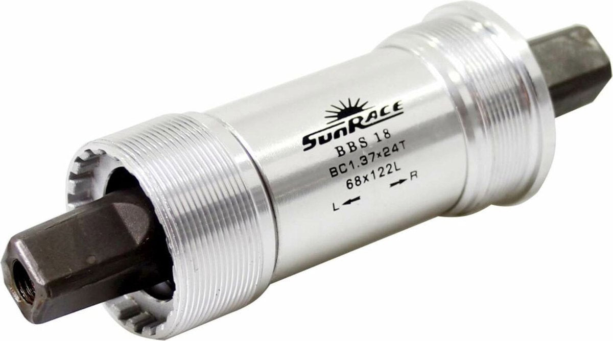 Sunrace Bottom Bracket 68 122 mm Aluminium BBS18-122