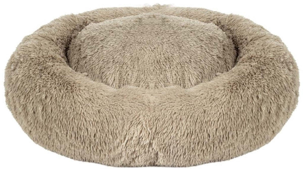 Duvo plus snug - Donutbett - Beige - M - 65x65x15cm - waschbar