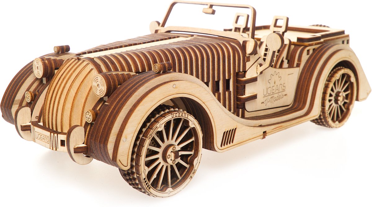 Ugears 3D-Holzmodell – Roadster VM-01