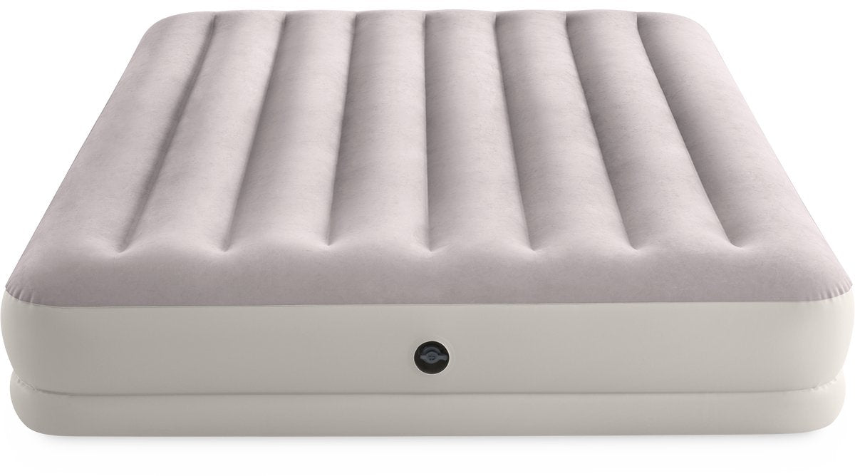 Intex Prestige Mid-Rise Queen Luftbett inkl. Luftpumpe USB150 – 203 x 152 x 30 cm