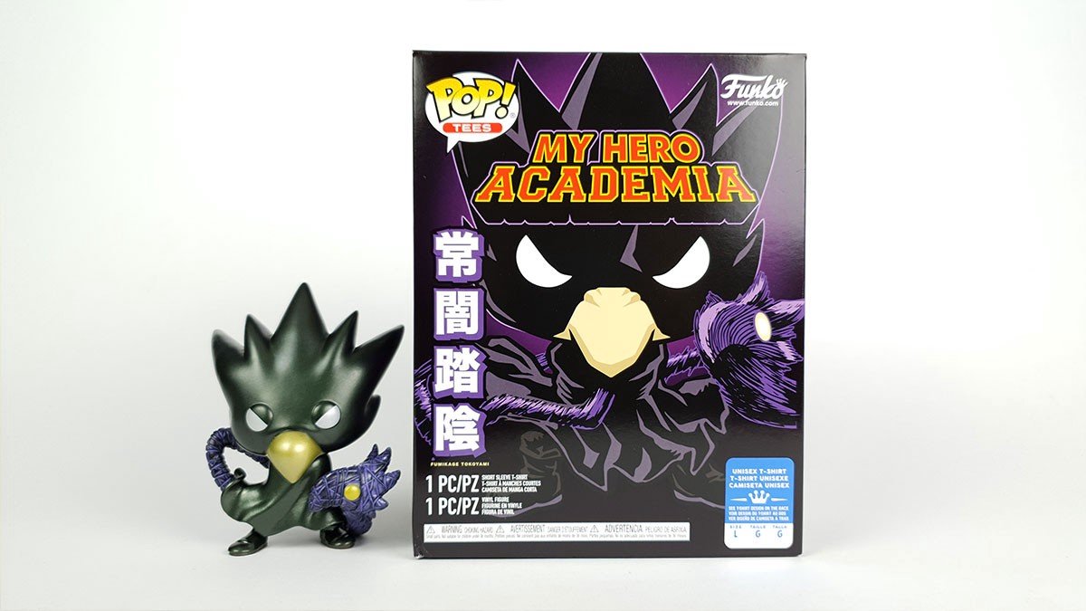 Funko-Pop! Abschlagbox: My Hero Academia – Fumikage Tokoyami #607 (Größe M)