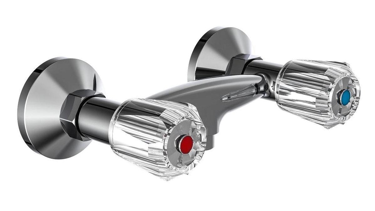 Schütte Schütte Duschmixer Crane Zwei -Buttons Savino Chrome -Anter