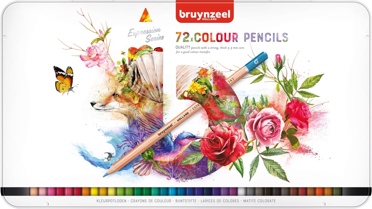 Bruynzeel Expression Buntstifte Dose 72