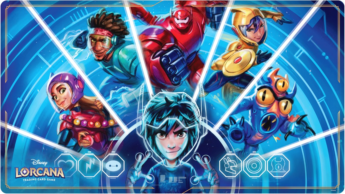 Disney lorcana - big hero 6 playmat